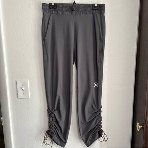 Backcountry Women’s Outdoor Hiking Pants Gray Elastic Waist Ruched Size Medium